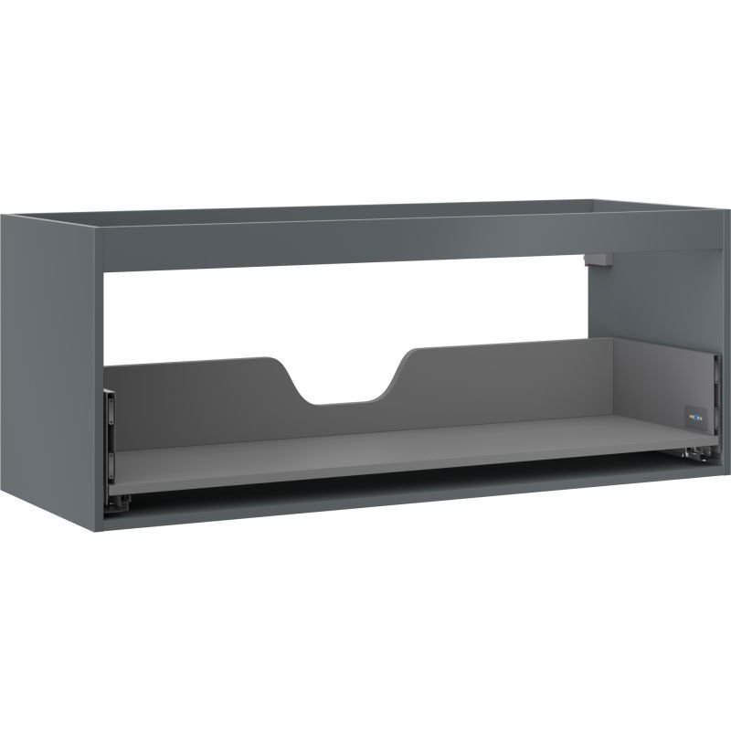 Mexen Box-A korpus szafki podumywalkowej 120 cm, 1 szuflada, grafit mat - 91AX0-1200-470-1-66