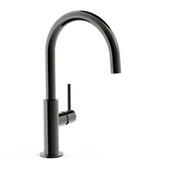 Baterie umywalkowe - Bateria umywalkowa nablatowa Tres Study czarny 26290402KM - miniaturka - grafika 1