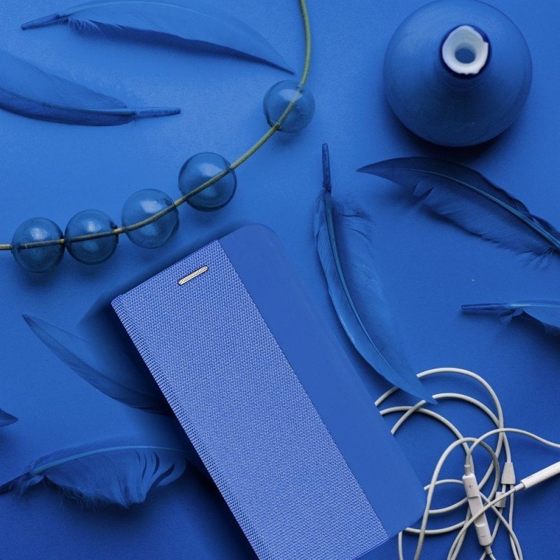 Kabura SENSITIVE Book do XIAOMI Redmi Note 14 4G GLOBAL - 164,84mm x 78,15mm x 8,16mm niebieski