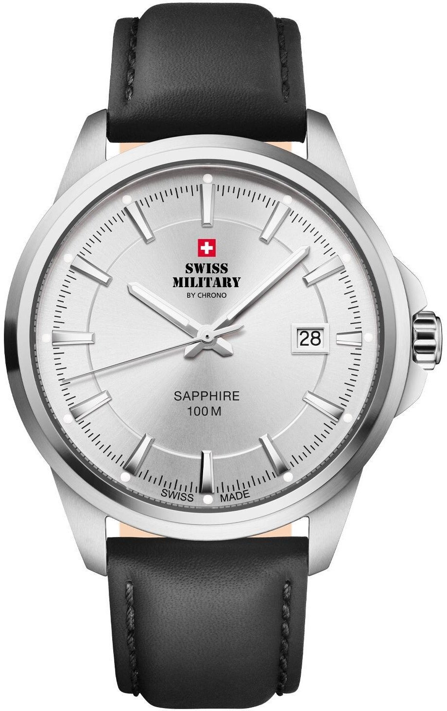 Zegarek Swiss Military Hanowa Zegarek męski Swiss Military by Chrono SM34104.09 czarny