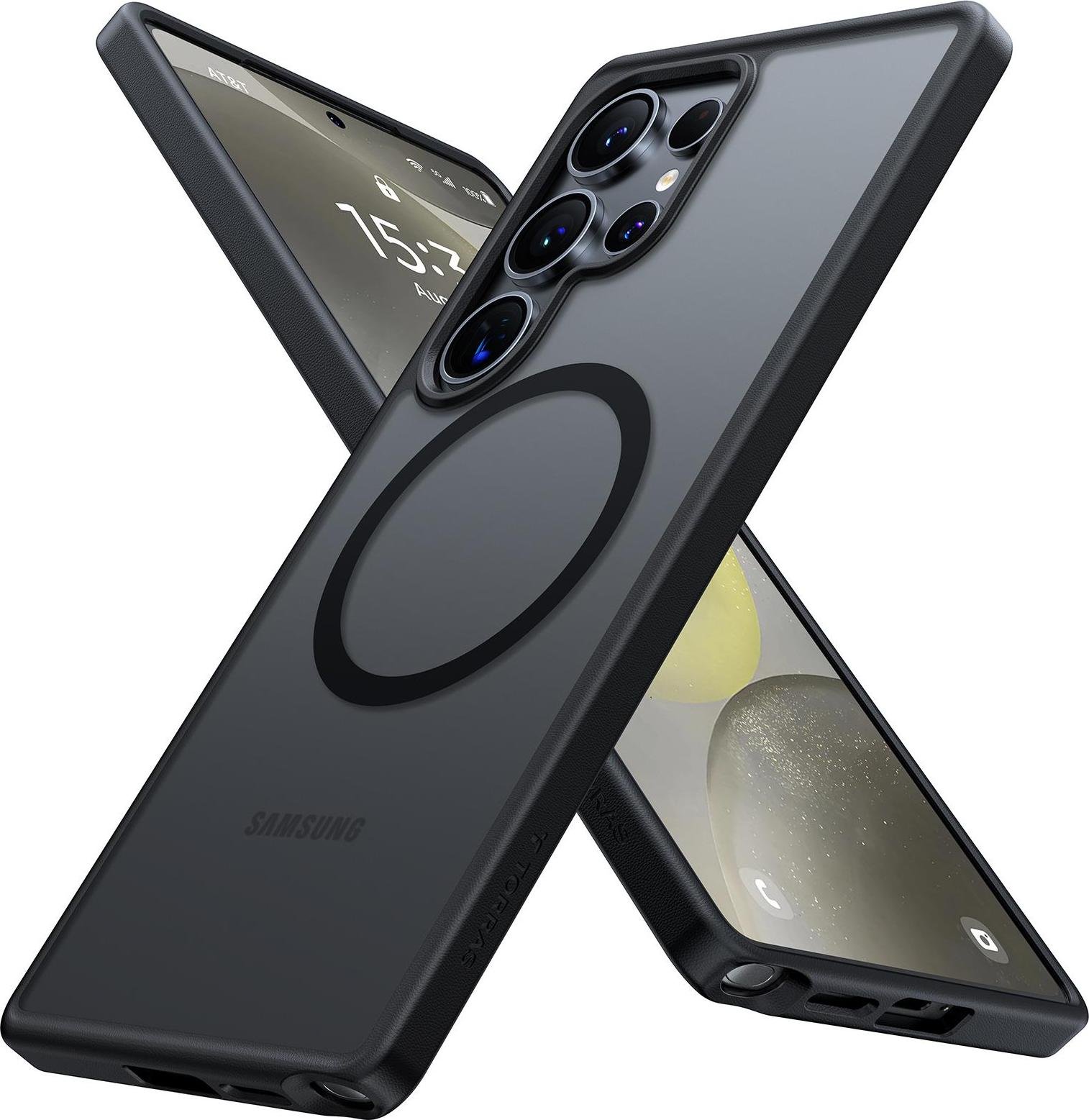 Torras Guardian Magnetic Series dla S25 Ultra Black etui na telefon