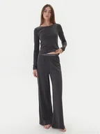 Piżamy damskie - Tommy Hilfiger Spodnie piżamowe UW0UW06230 Szary - miniaturka - grafika 1