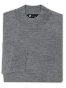 Szary sweter męski - półgolf SW89 r. L - Swetry męskie - miniaturka - grafika 1