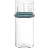 Pojemniki kuchenne - Brabantia Pojemnik do przechowywania z miarką 1l mint 290244 - miniaturka - grafika 1