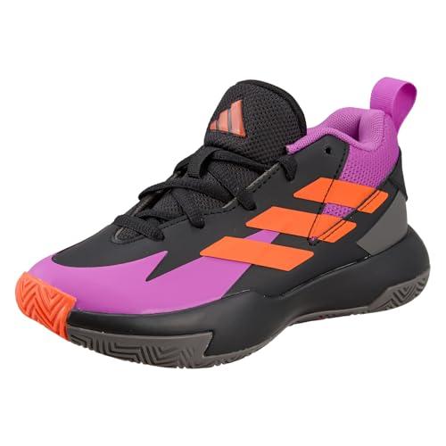 adidas Cross Em Up Select Mid Trainers Kids, Trampki Pończochy inne niż piłkarskie, Core Black/Purple Burst/Impact Orange, 32 EU, Core Black Purple Burst Impact Orange, 32 EU