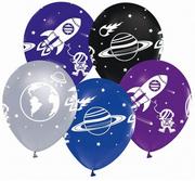 Urodziny dziecka - GoDAN Balony Kosmos, 5 szt. BGNP/0117-5 - miniaturka - grafika 1