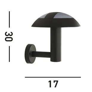Searchlight Kinkiet zewnętrzny LED MUSHROOM - Lampy ogrodowe - miniaturka - grafika 1
