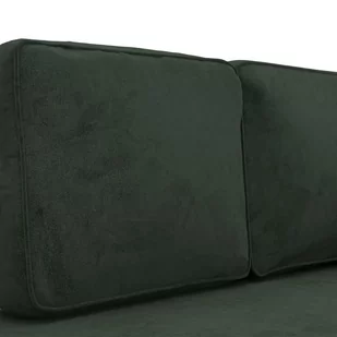 Lumarko 2-osobowa sofa, ciemnozielona, tapicerowana aksamitem - Sofy i kanapy - miniaturka - grafika 7