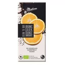 CZEKOLADA GORZKA Z CHRUPIĄCYMI GRANULKAMI POMARAŃCZY BIO 100 g - MEYBONA 4010139181026 - Czekolada - miniaturka - grafika 1