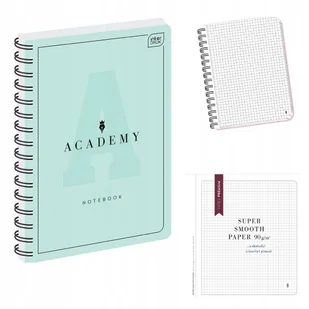 INTER KOŁOZESZYT, ACADEMY ZESZYTY A5 / 100 , PAPIER 90G, - Zeszyty szkolne - miniaturka - grafika 1