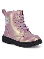 Buty dla dziewczynek - Disney Classics Trzewiki CM-AW24-323DCLS Różowy - miniaturka - grafika 1