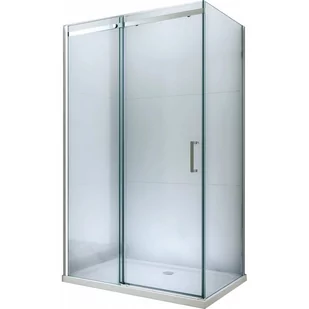 Mexen Omega kabina prysznicowa rozsuwana 150x90 cm, transparent, chrom - 825-150-090-01-00 - Kabiny prysznicowe - miniaturka - grafika 1