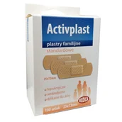 Apteczki i materiały opatrunkowe - Activplast Activplast Plastry familijne standardowe 100 szt - miniaturka - grafika 1