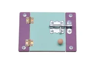 Zabawki interaktywne dla dzieci - Kolorowe drzwi z zasuwką do tablicy sensorycznej - miniaturka - grafika 1