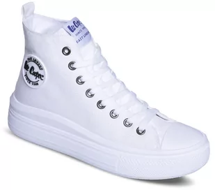 Lee Cooper, Trampki damskie MID, LCW-23-44-1627L, Białe, Rozmiar 41 - Trampki damskie - miniaturka - grafika 1