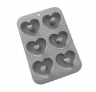 Formy do ciast - FORMA SILIKONOWA DONUT OPONKI PĄCZKI SERCA FOREMKA BABECZKI 6szt - miniaturka - grafika 1