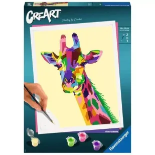 Ravensburger Malowanka CreArt Żyrafa 28993 28993 - Zabawki kreatywne - miniaturka - grafika 2