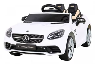 Pojazd Mercedes Benz Slc300 Biały - Pojazdy elektryczne dla dzieci - miniaturka - grafika 1