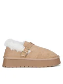 Kapcie damskie - Beverly Hills Polo Club Kapcie WSX23-08 Beżowy - miniaturka - grafika 1