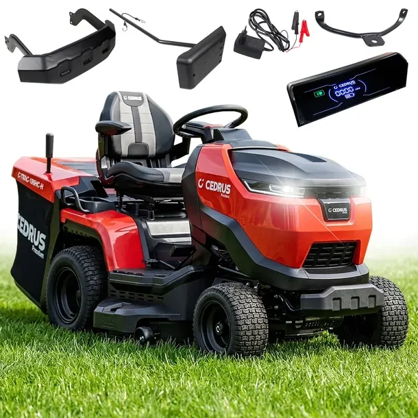 Traktor Ogrodowy CEDRUS C-TRAC-103HC Honda V-TWIN Hydrostat z Koszem Myjka