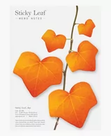 Szkolne artykuły papiernicze - Appree Karteczki samoprzylepne Bluszcz czerwony L 80x70 mm i 55x48 mm czerwony 3 x 20 kartek - miniaturka - grafika 1