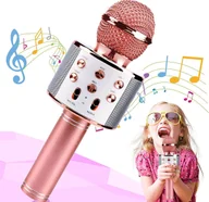 Mikrofony komputerowe - MIKROFON BEZPRZEWODOWY KARAOKE BLUETOOTH - miniaturka - grafika 1