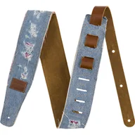 Inne akcesoria gitarowe - Fender x Wrangler Ripped Denim Strap Indigo - miniaturka - grafika 1
