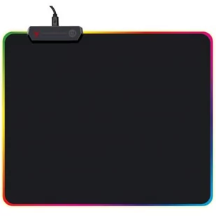 Omega OMEGA VARR PODKŁADKA POD MYSZ / PRO-GAMING MOUSE PAD 250x300x4mm LED EDGE BLACK [44888] - Podkładki pod mysz - miniaturka - grafika 1