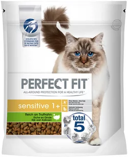 Perfect Fit Dwupak Sensitive 1+ 1,4 kg - Sucha karma dla kotów - miniaturka - grafika 1