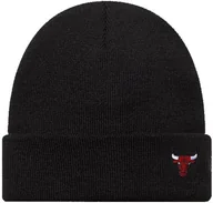 Czapki damskie - Czapka zimowa NEW ERA Chicago Bulls NBA Mini Logo Cuff Knit Beanie - miniaturka - grafika 1