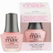 Odżywki do paznokci - MORGAN TAYLOR REACTMAX SATIN baza i odżywka satynowa 15.0 ml - miniaturka - grafika 1