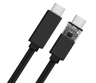 Kabel USB-C 2.0 konektor 1m czarny - Ładowarki do telefonów - miniaturka - grafika 1