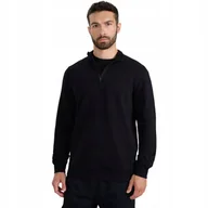 Bluzy męskie - Bluza męska 4F M1902 głęboka czerń 4FWAW25TSWSM1902 20S S - miniaturka - grafika 1