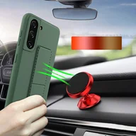 Etui i futerały do telefonów - Wozinsky Kickstand Case elastyczne silikonowe etui z podstawką Samsung Galaxy S21+ 5G (S21 Plus 5G) jasnoniebieski - miniaturka - grafika 1