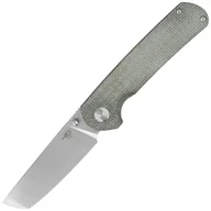 Noże - Nóż składany Bestech Sledgehammer Green Micarta, Satin / Stonewashed D2 (BG31B-1) - miniaturka - grafika 1