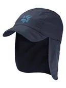 Czapki damskie - Jack Wolfskin Czapka przeciwsłoneczna "Supplex Canyon" w kolorze granatowym - miniaturka - grafika 1