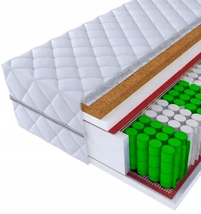 Materac kieszeniowy z kokosem Carl 90x200 H3/H4- Koniec Z Bólem Pleców! - Materace Materac kieszeniowy z kokosem Carl 90x200 H3/H4- Koniec Z Bólem Pleców! - Materace - miniaturka - grafika 1