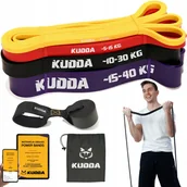 Gumy, taśmy, ekspandery - Zestaw 4 Gum Do Ćwiczeń Power Band Gumy Oporowe - miniaturka - grafika 1