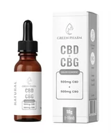 Suplementy naturalne - Olejek konopny CBG + CBD 5% Full Spectrum 10g (~11ml) Green Pharm - miniaturka - grafika 1