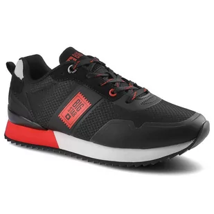 Czarne Sneakersy Big Star Damskie Skórzane Półbuty - Sneakersy damskie - miniaturka - grafika 1