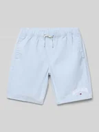Spodnie i spodenki dla chłopców - Szorty z wyhaftowanym logo - miniaturka - grafika 1