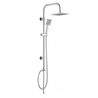 Zestawy prysznicowe - Deante Zestaw prysznicowy ścienny Neo Joko NBJ051K z deszczownicą Chrom - miniaturka - grafika 1