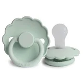 Smoczki uspokajające - FRIGG smoczek 0-6m. Daisy silikon Seafoam - miniaturka - grafika 1