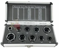 Klucze i nasadki - Nasadki wykrętaki do zniszczonych śrub nakrętek 9-19mm 10 el SILVER - miniaturka - grafika 1