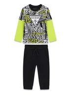 Bluzki damskie - Guess Komplet bluzka i spodnie N6RG00 K8HM4 Kolorowy Regular Fit - miniaturka - grafika 1
