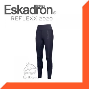 Eskadron Legginsy jeździeckie Reflexx wiosna/lato 2020 navy - Bryczesy - miniaturka - grafika 1