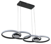 Lampy sufitowe - Audia - lampa wisząca czarny mat. - miniaturka - grafika 1