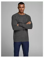 Swetry męskie - Jack & Jones Sweter w kolorze antracytowym - miniaturka - grafika 1