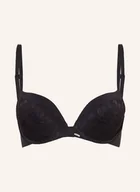 Biustonosze - Calvin Klein Biustonosz Push-Up Perfectly Fit Lace schwarz - miniaturka - grafika 1