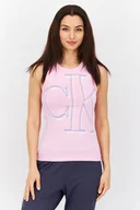 Koszulki i topy damskie - Calvin Klein Jeans top damski koszulka na ramiączka r. S - miniaturka - grafika 1